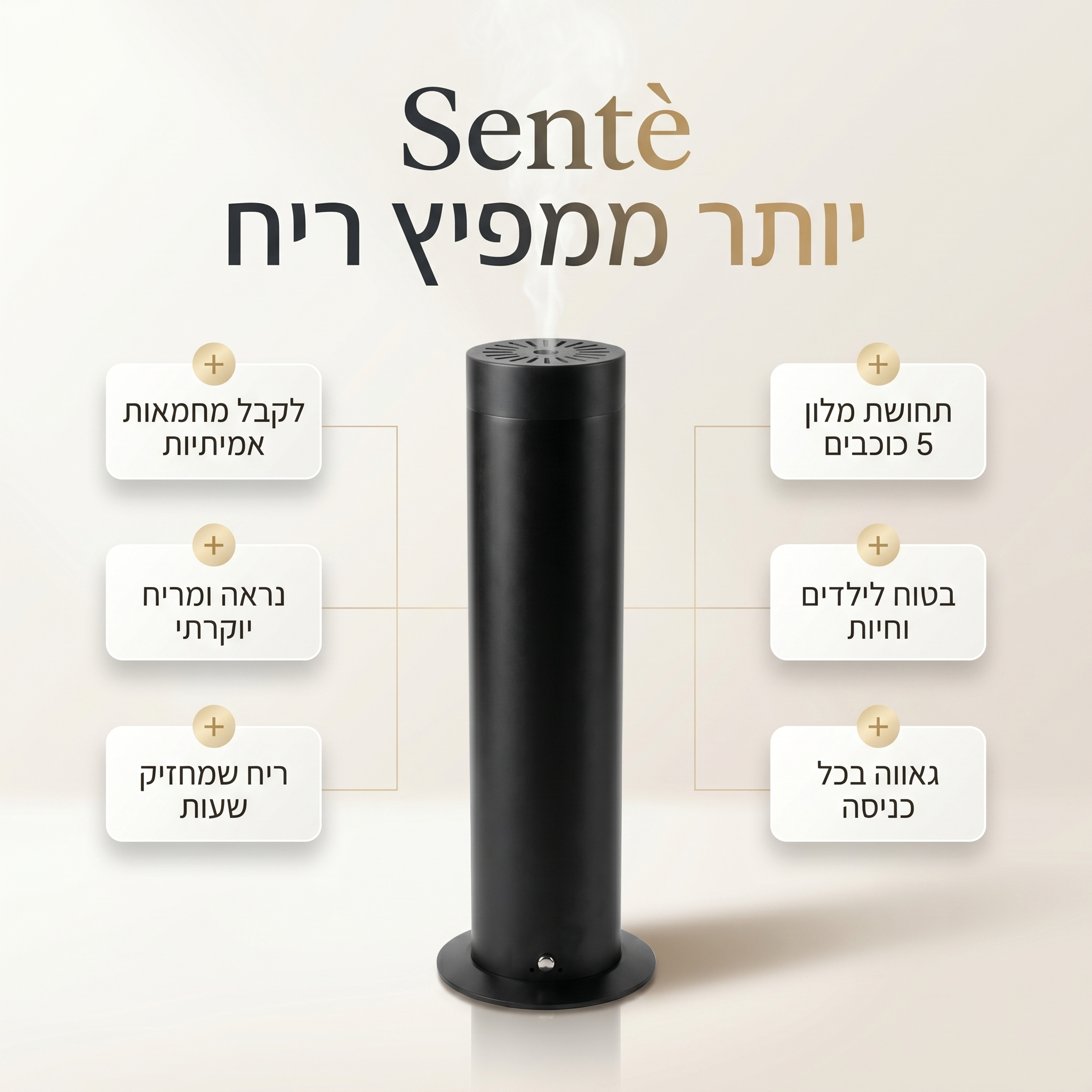 מפיץ ריח חכם - ™SENTÈ PRO